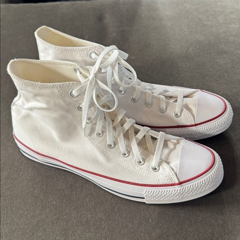 Men’s Converse Chuck Taylor All Stars White High Top Shoes Size 11.5 NEW Unisex - Picture 6 of 10